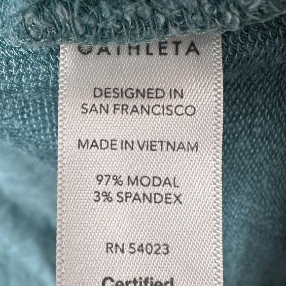 Athleta Mindset Sweatshirt Light Blue Size Small - Picture 4 of 5